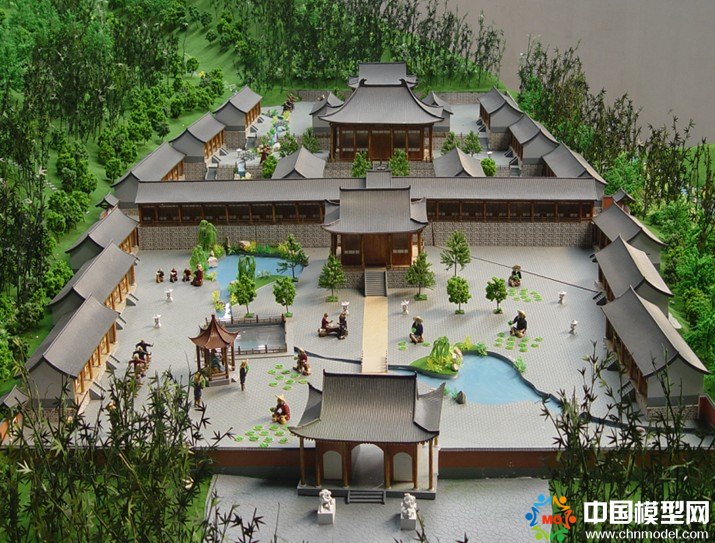 古建筑模型，古建沙盤模型