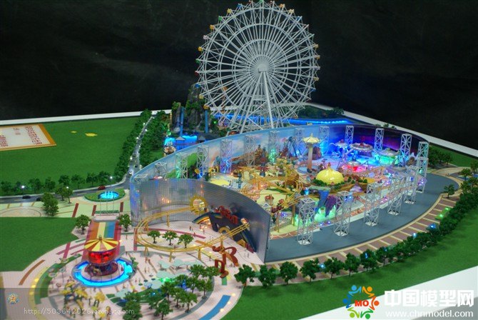 游樂(lè)場(chǎng)設(shè)備演示沙盤模型，燃?xì)獍踩鹿恃菔旧潮P模型