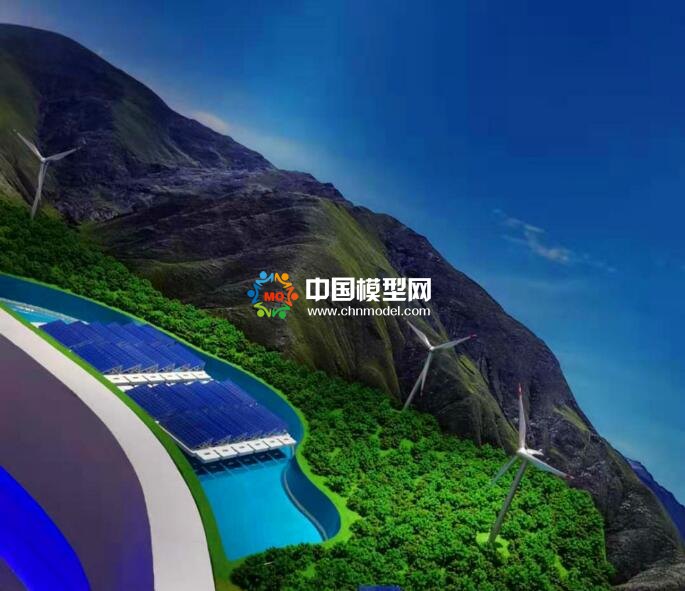 光伏風(fēng)電新能源場(chǎng)景沙盤(pán)模型