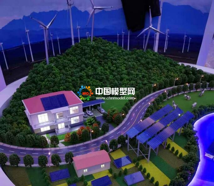 光伏風(fēng)電新能源場(chǎng)景沙盤(pán)模型