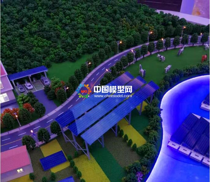 光伏風(fēng)電新能源場(chǎng)景沙盤(pán)模型