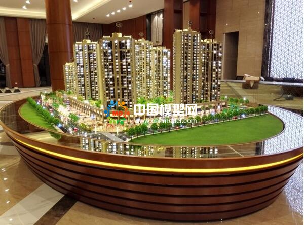 售樓部建筑沙盤模型有講究，要求高檔大氣吸睛