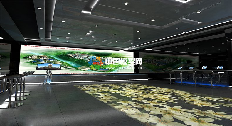 電子沙盤(pán)也是沙盤(pán)模型的一類，展示信息量更大