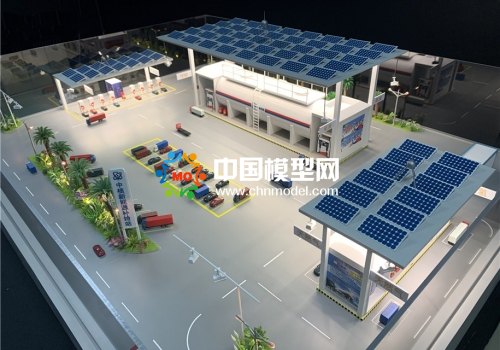 充氣站模型，充電站模型，能源站模型