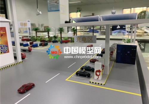 充氣站模型，充電站模型，能源站模型