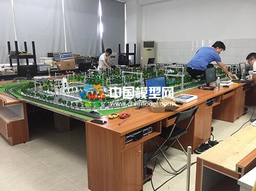 智慧城市交通模擬仿真教學(xué)沙盤模型