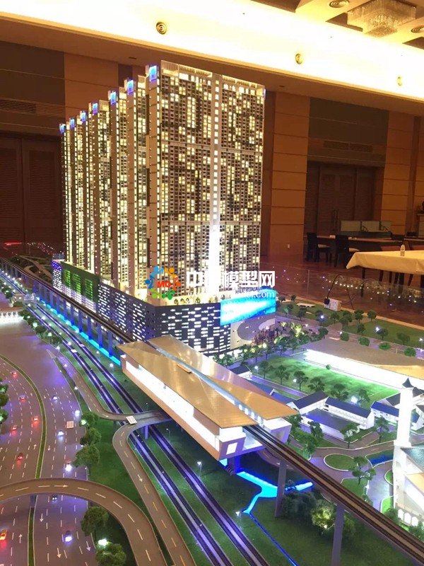 吉隆坡商業(yè)綜合體沙盤模型