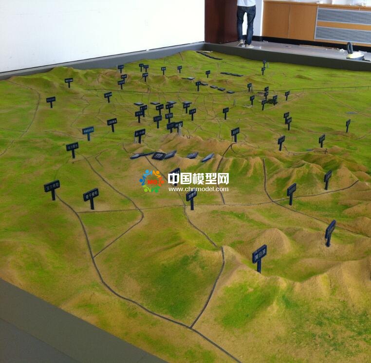 朱日和地區(qū)地形沙盤(pán)模型