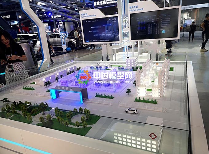 未來社區(qū)智慧生活沙盤模型