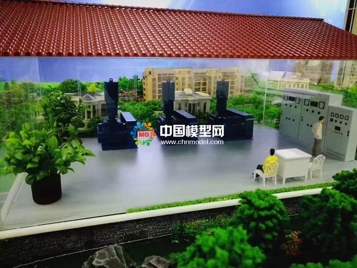 智能機(jī)電一體化終端沙盤(pán)模型