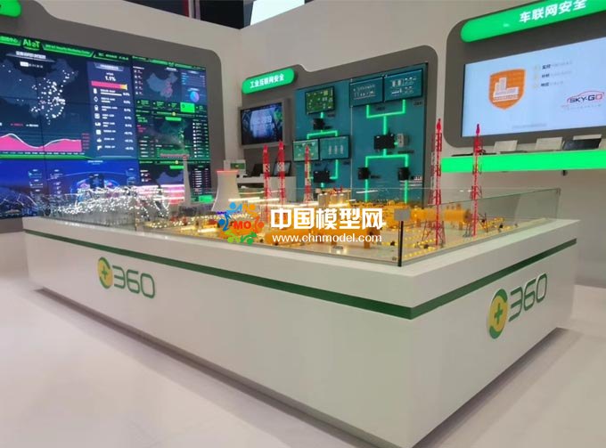 工業(yè)互聯(lián)網(wǎng)安全態(tài)勢(shì)感知平臺(tái)沙盤模型