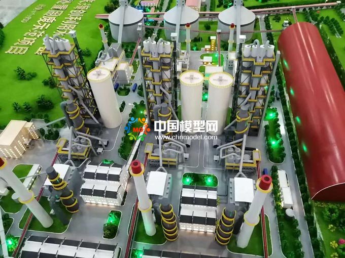 海螺水泥窯綜合利用固廢危廢項(xiàng)目沙盤模型