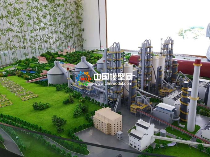 海螺水泥窯綜合利用固廢危廢項(xiàng)目沙盤模型