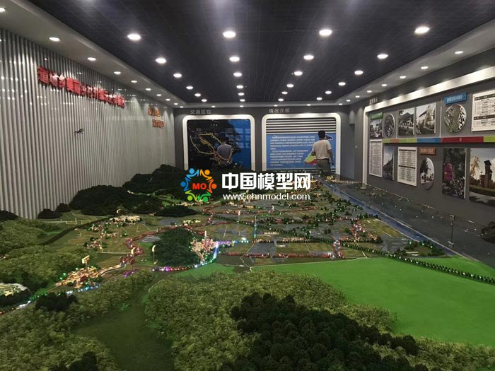 道場(chǎng)鄉(xiāng)美麗鄉(xiāng)村示范樣板區(qū)沙盤模型