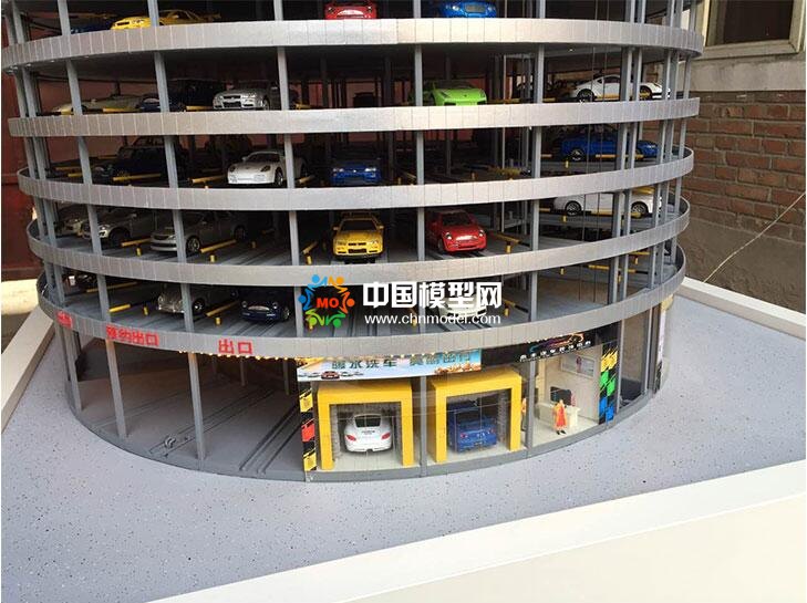 最新智能停車場(chǎng)沙盤模型