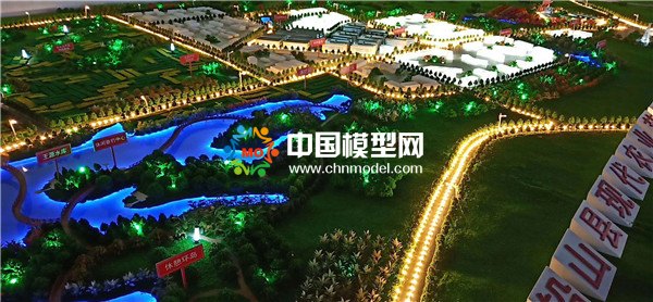 現(xiàn)代農(nóng)業(yè)示范基地沙盤模型
