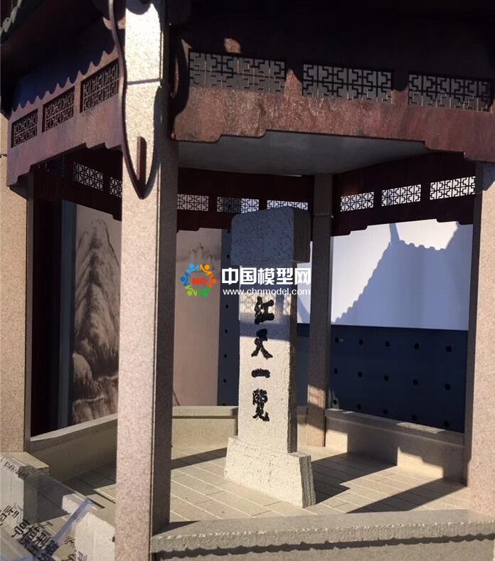 江天一覽亭模型