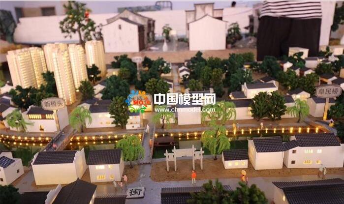 老街沙盤模型，復(fù)原模型