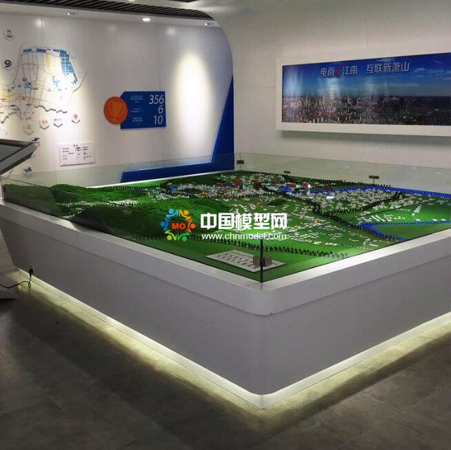 電子商務(wù)園區(qū)規(guī)劃沙盤模型