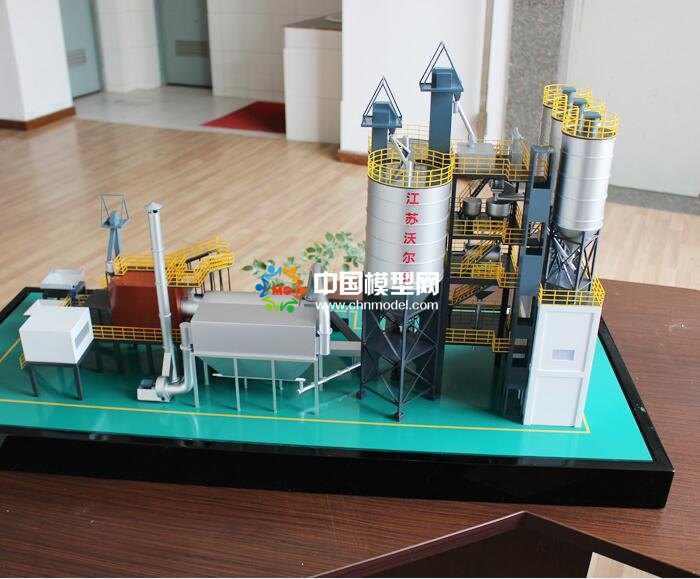干粉砂漿成套設(shè)備沙盤模型