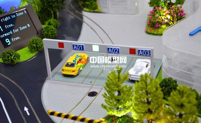 智慧停車(chē)沙盤(pán)模型
