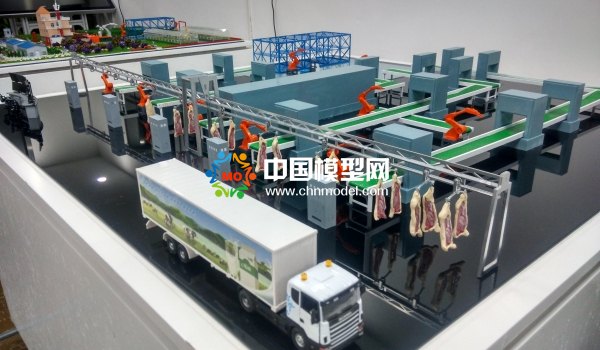 智慧工廠(chǎng)沙盤(pán)模型，生產(chǎn)線(xiàn)沙盤(pán)模型
