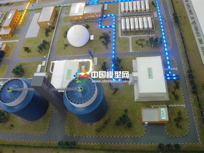 中國水務(wù)海外EPC項目沙盤模型，水處理沙盤模型