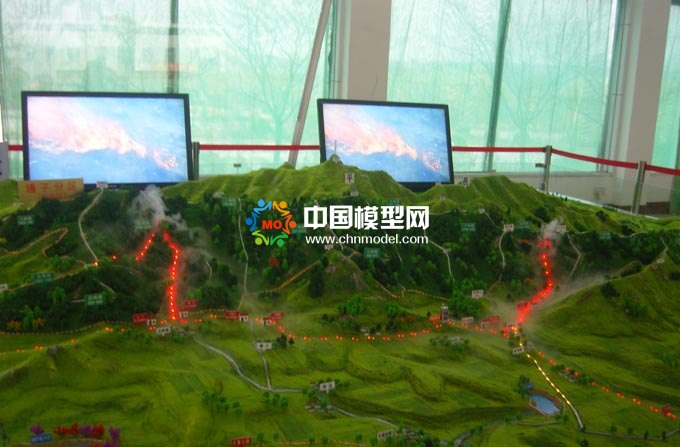 林場防火指揮沙盤模型