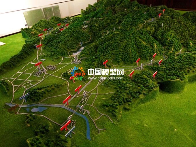 戰(zhàn)爭(zhēng)革命遺址沙盤模型