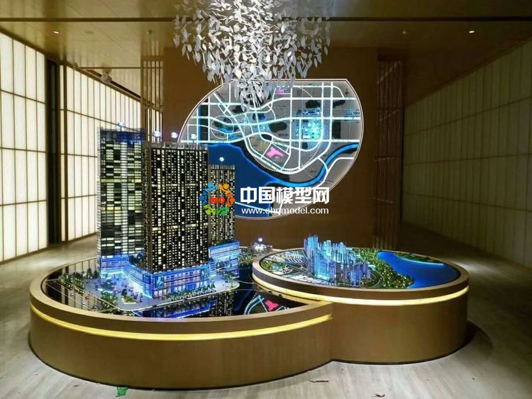高檔樓盤模型底座，售樓部沙盤展臺(tái)（收藏）