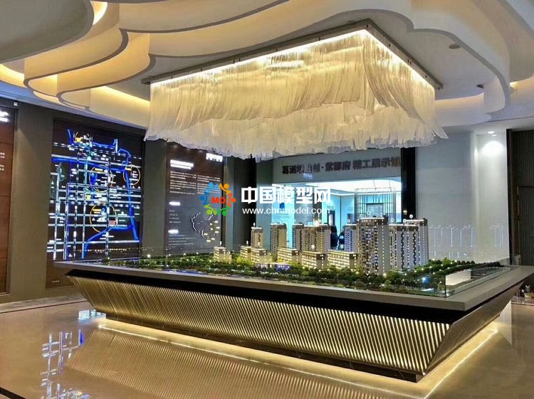 高檔樓盤模型底座，售樓部沙盤展臺(tái)（收藏）