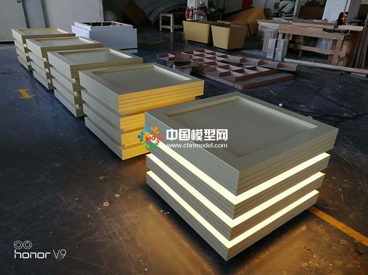 高檔樓盤模型底座，售樓部沙盤展臺(tái)（收藏）