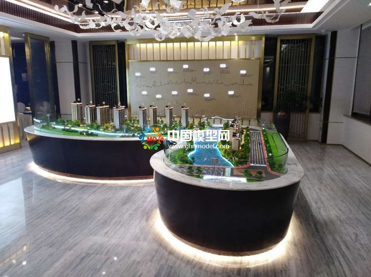 高檔樓盤模型底座，售樓部沙盤展臺(tái)（收藏）