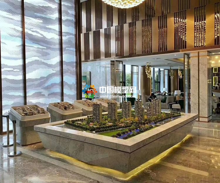高檔樓盤模型底座，售樓部沙盤展臺(tái)（收藏）