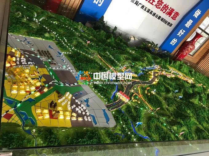 中交一航局高速公路沙盤(pán)模型