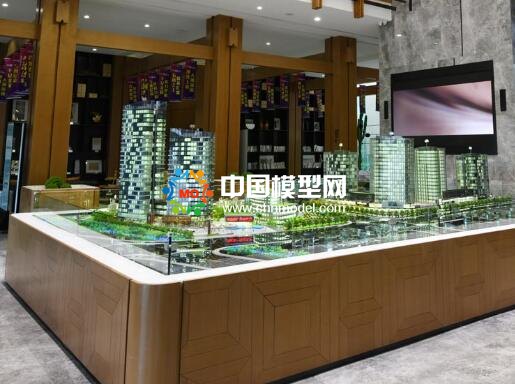 樓盤(pán)模型不光制作要精細(xì)，布盤(pán)也很重要