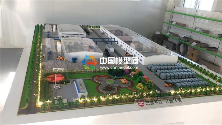 破碎生產(chǎn)線模型，石料生產(chǎn)線模型