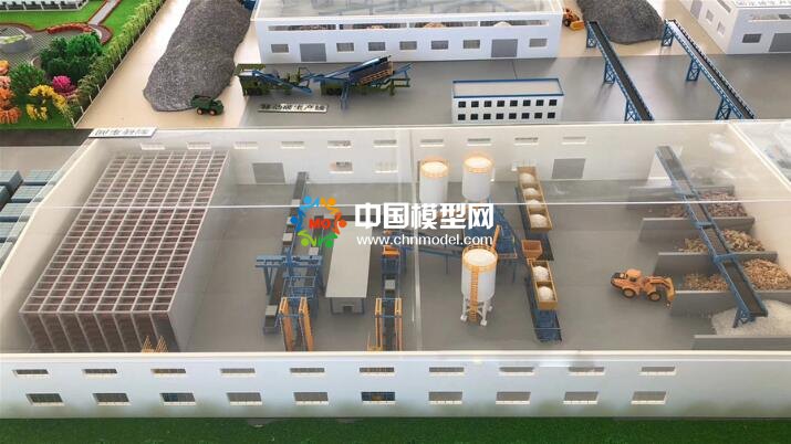 破碎生產(chǎn)線模型，石料生產(chǎn)線模型