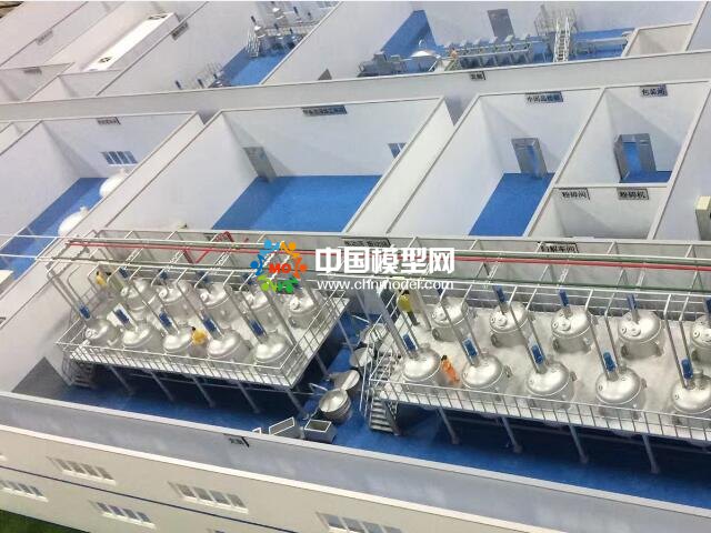 水產(chǎn)品深加工生產(chǎn)線沙盤模型