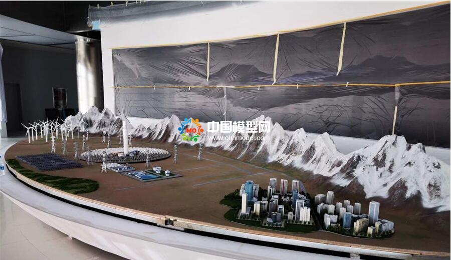清潔能源沙盤模型，風(fēng)電模型，光伏發(fā)電模型