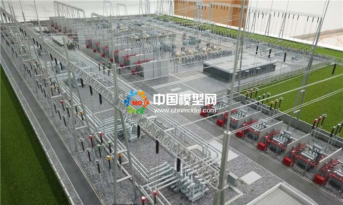 電網(wǎng)變電站模型