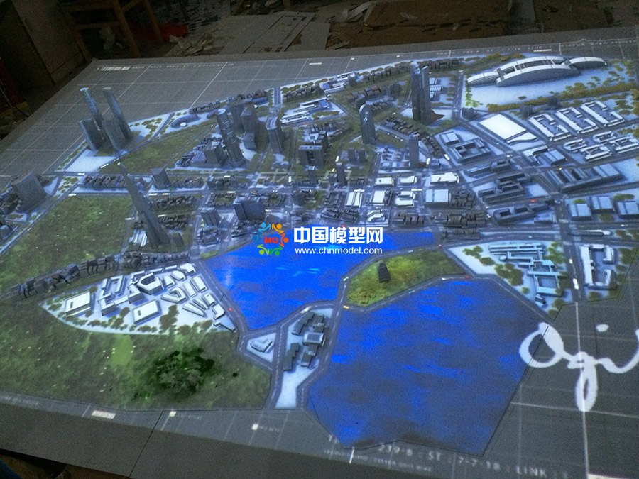 汽車產(chǎn)業(yè)規(guī)劃布局投影沙盤(pán)