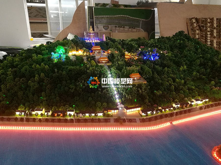 寺廟沙盤模型