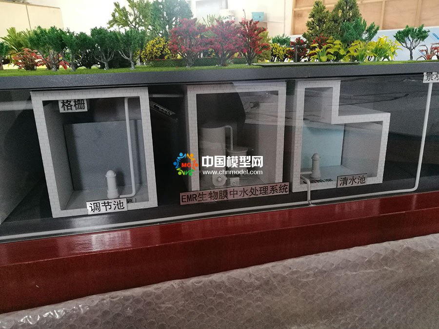 中水處理系統(tǒng)沙盤(pán)模型