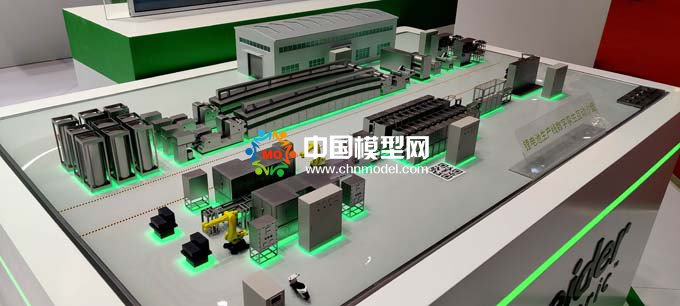 鋰電池生產線數(shù)字孿生沙盤