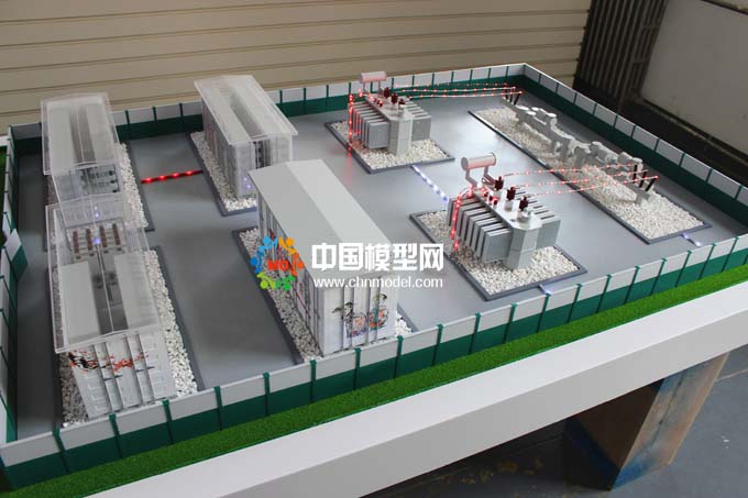 模塊化變電站模型，箱式變電站模型
