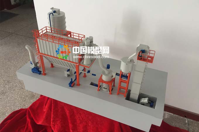 磨粉生產(chǎn)線模型