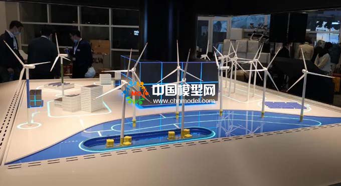 智慧風場沙盤模型