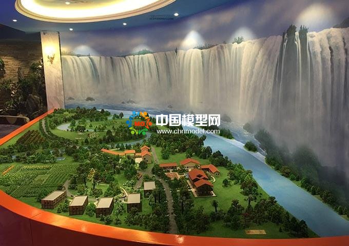 生態(tài)一體化污水處理沙盤(pán)模型