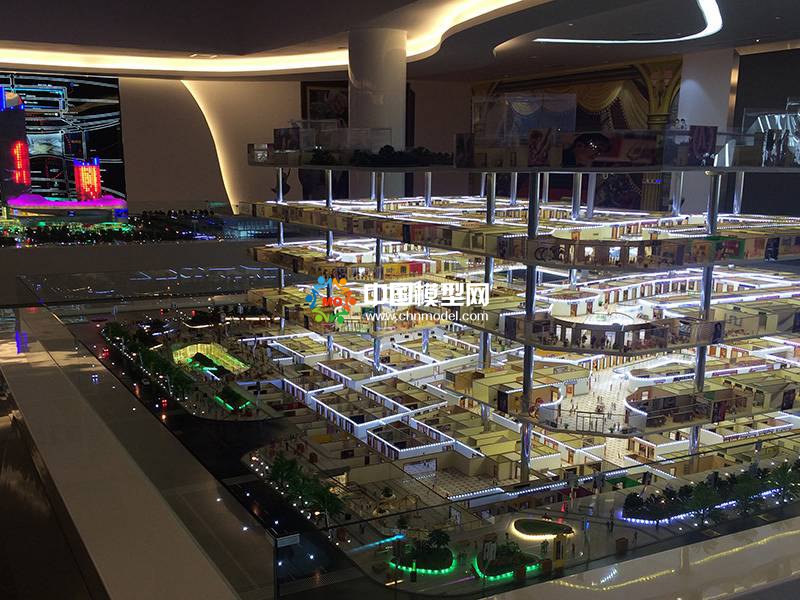 商業(yè)多層升降沙盤模型